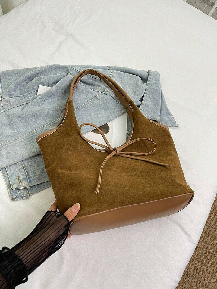 Mandello | Borsa in Suede con Fiocco