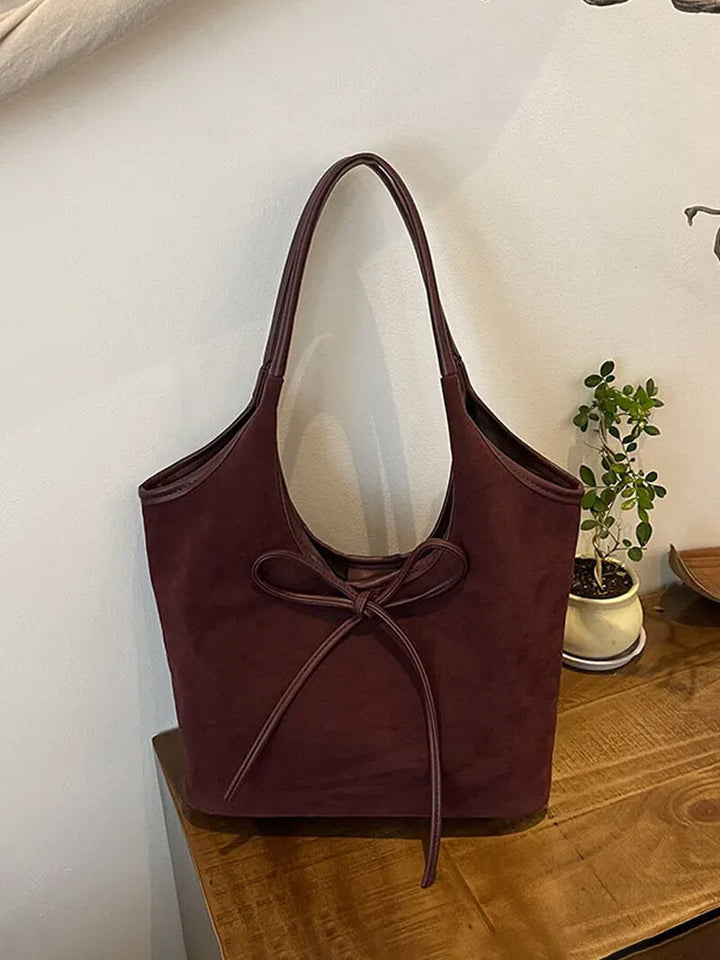 Mandello | Borsa in Suede con Fiocco