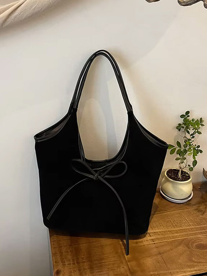 Mandello | Borsa in Suede con Fiocco