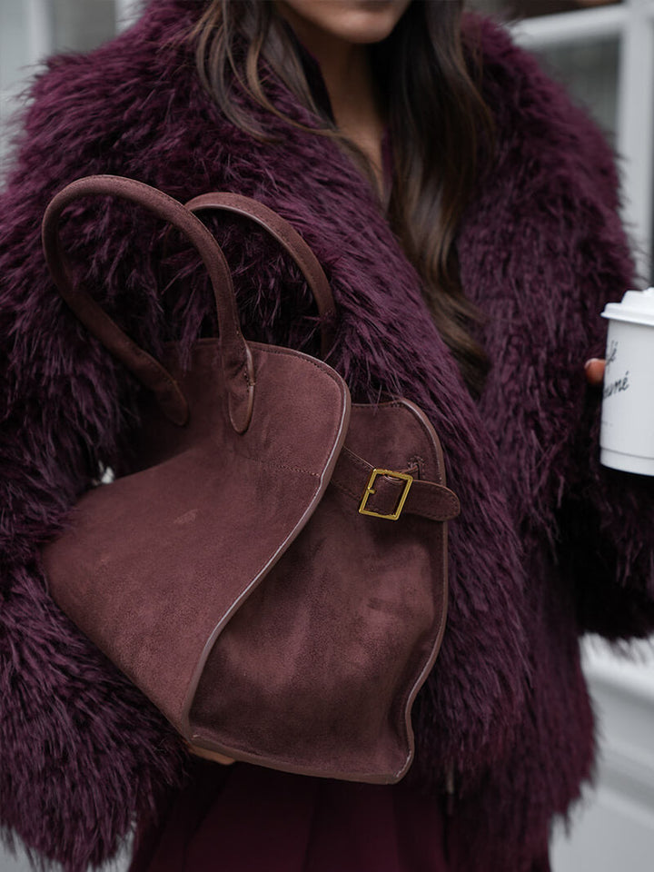 Sarteano | Borsa a Spalla in Suede
