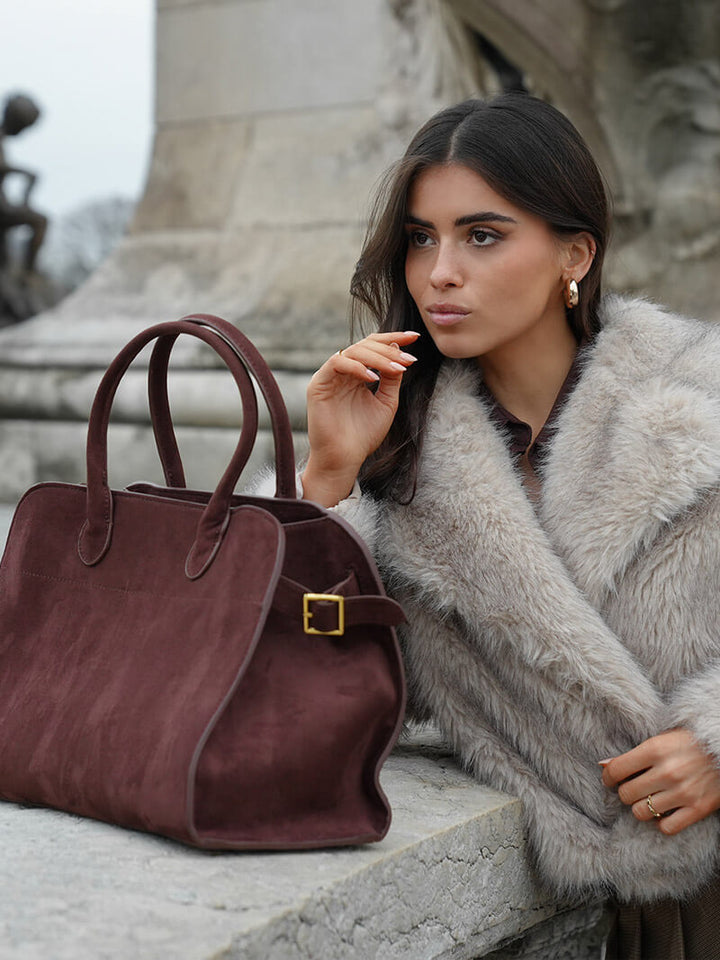 Sarteano | Borsa a Spalla in Suede