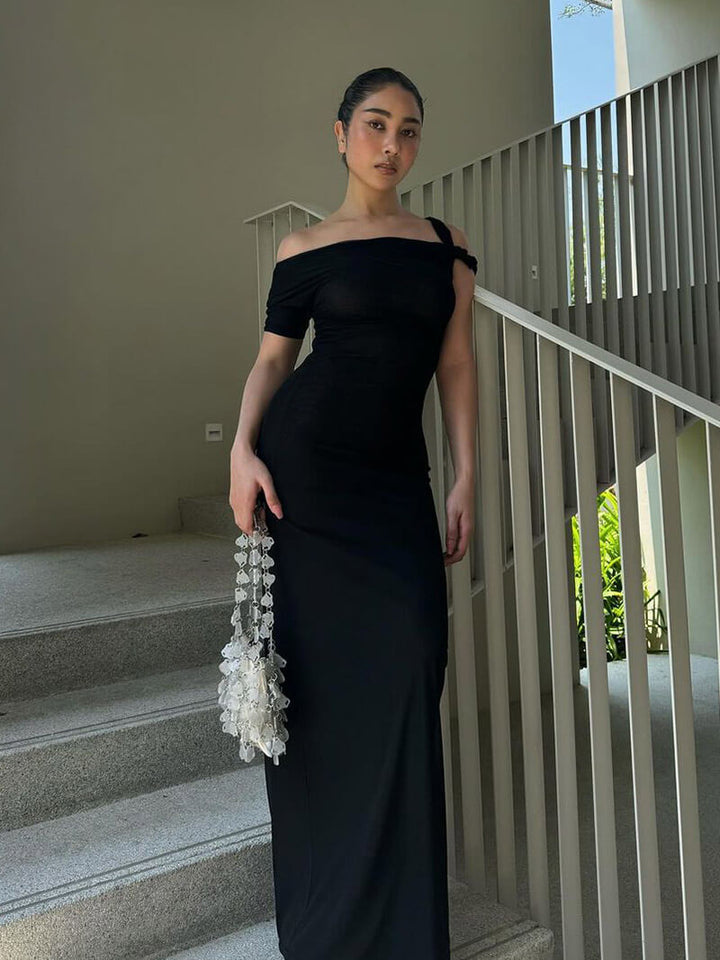 Orune | Abito Lungo Monospalla Elegante