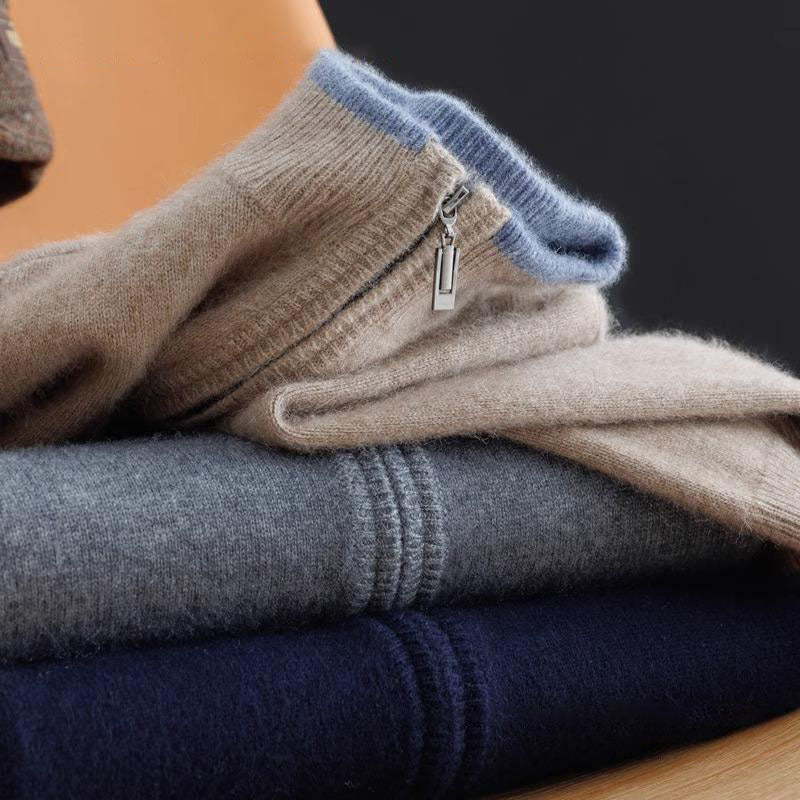 Rocco | Giacca in Cashmere con Zip