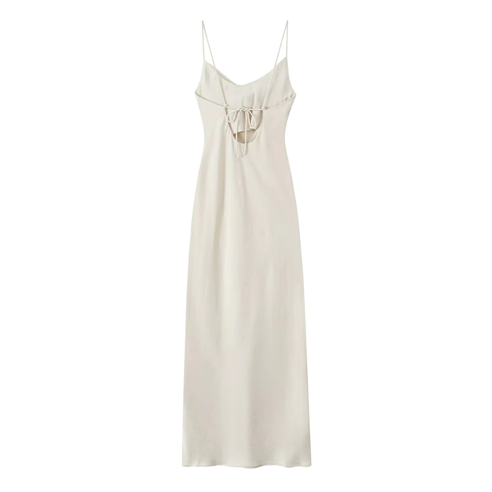 Leni | Abito Midi con Scollo Morbido