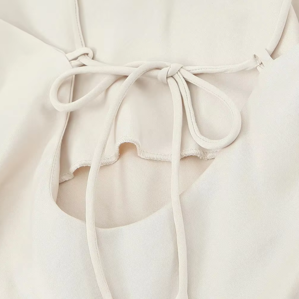 Leni | Abito Midi con Scollo Morbido