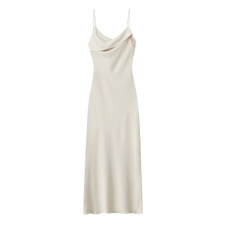 Leni | Abito Midi con Scollo Morbido