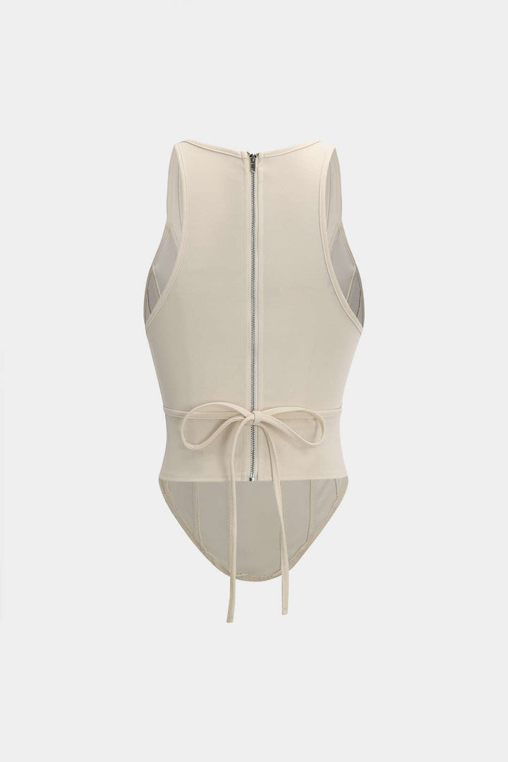 Otranto | Corsetto con Cerniera e Laccetti