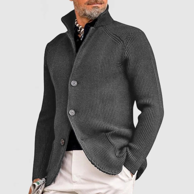 Sutton | Cardigan Strutturato in Maglia Morbida