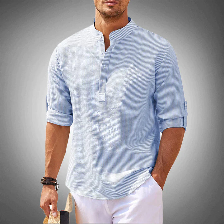 Leonardo | Camicia Henley Casual