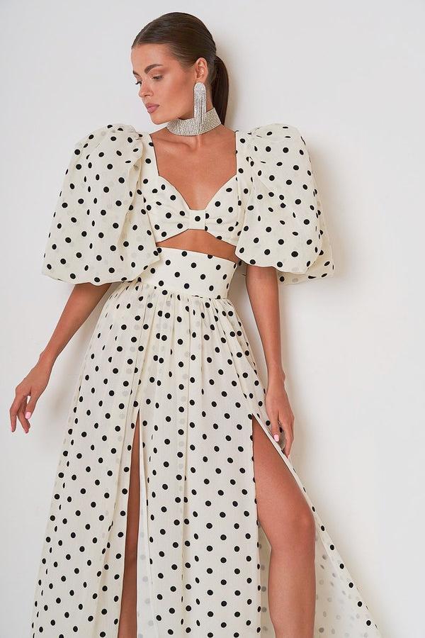 Trevignano | Completo a Pois Elegante