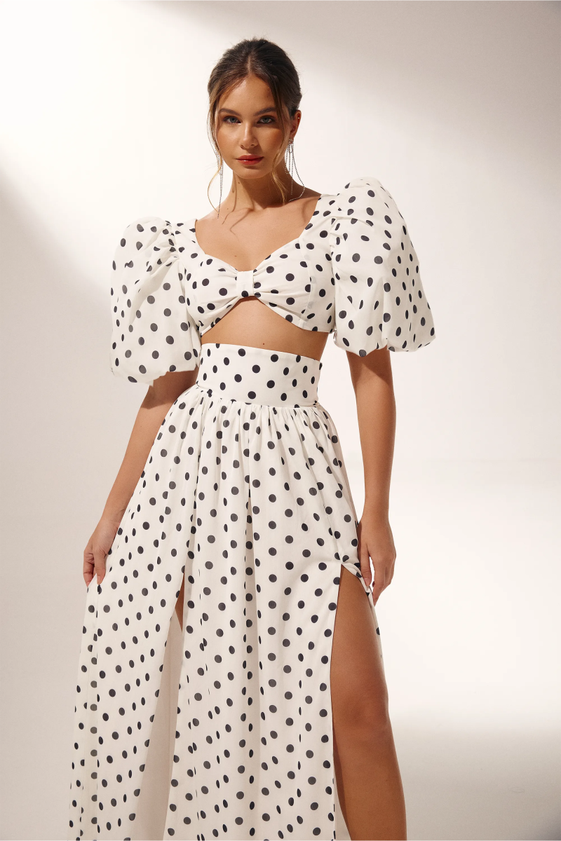 Trevignano | Completo a Pois Elegante