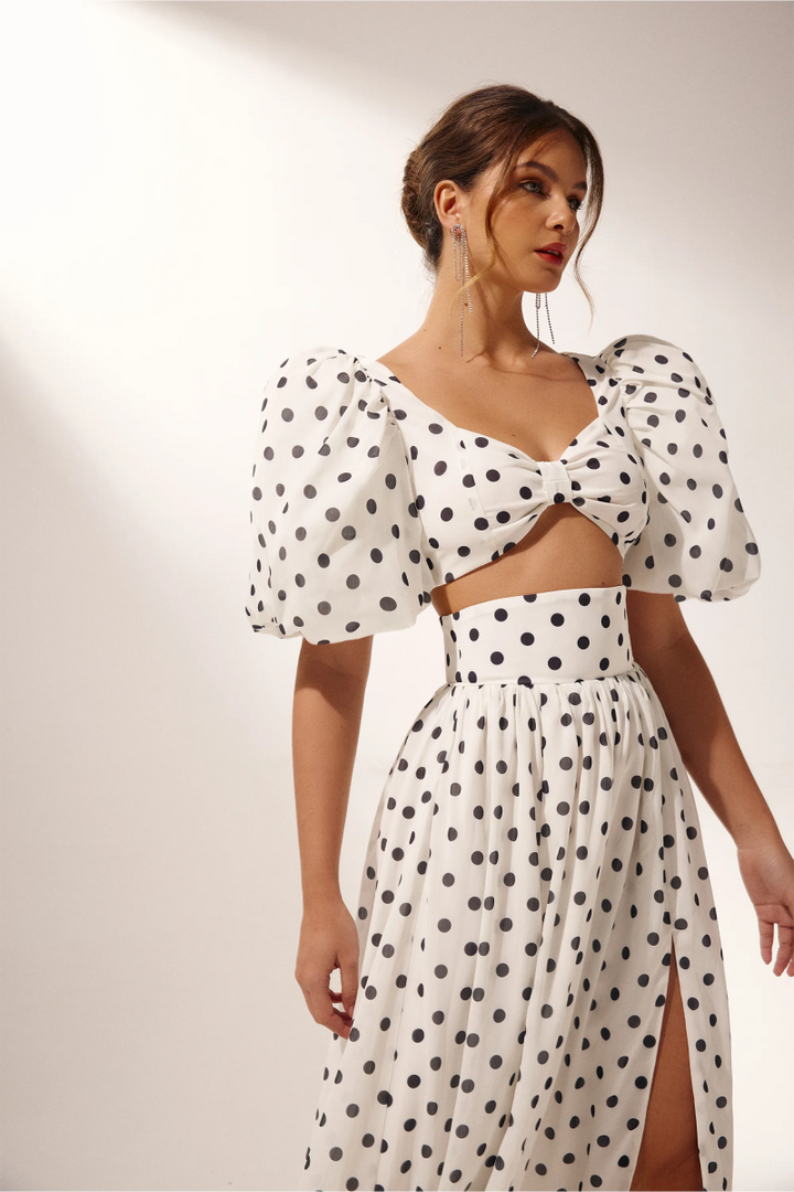 Trevignano | Completo a Pois Elegante