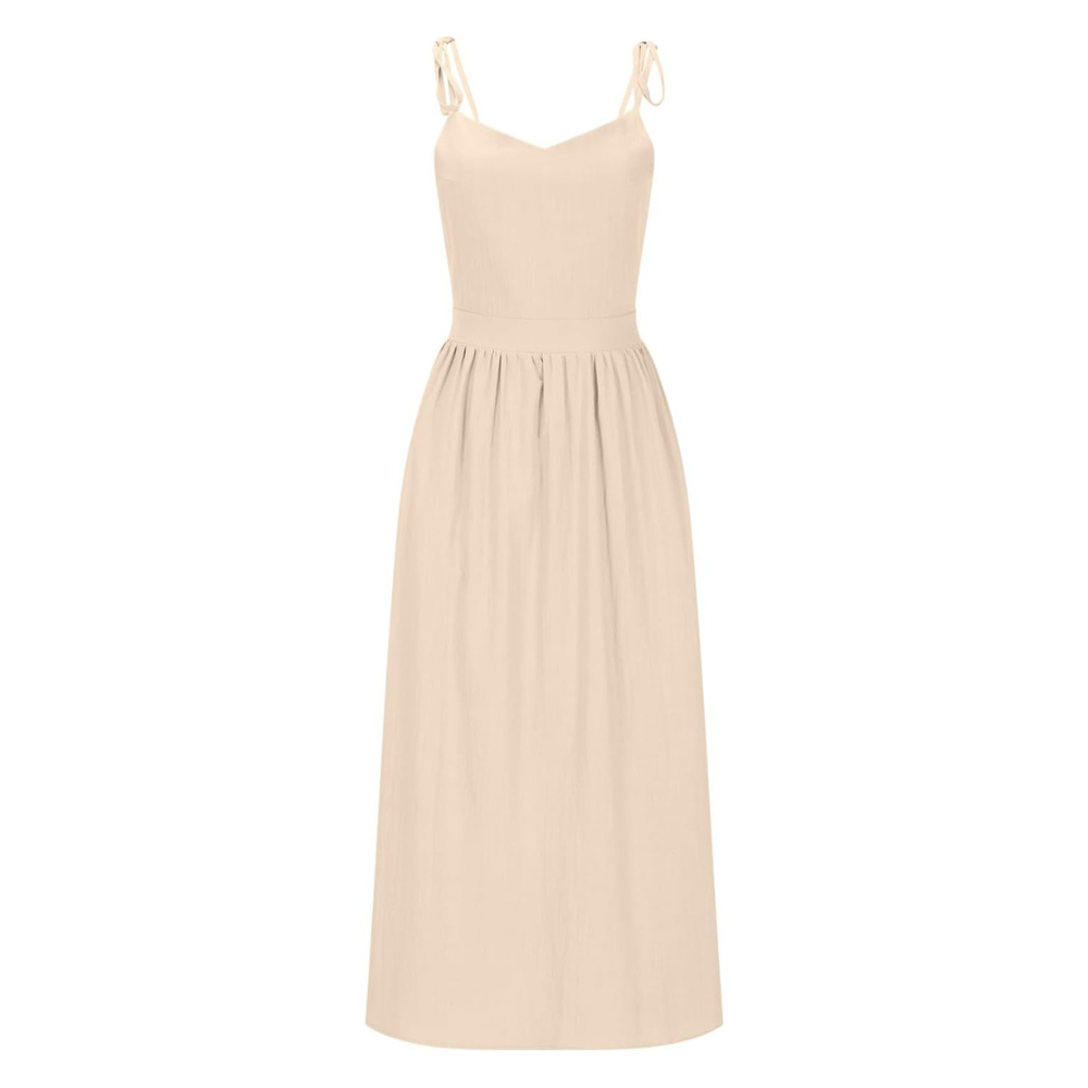 Alba | Abito Midi con Bustier Drappeggiato