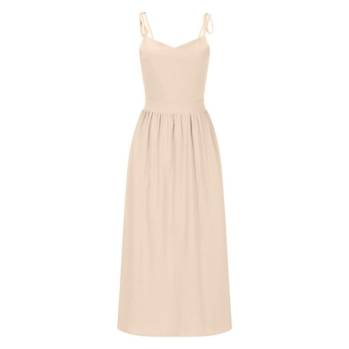 Alba | Abito Midi con Bustier Drappeggiato