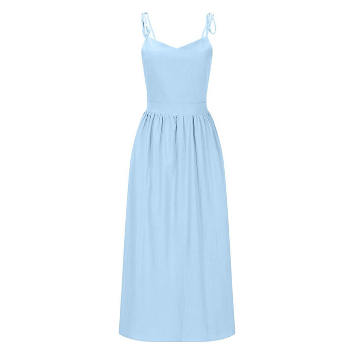 Alba | Abito Midi con Bustier Drappeggiato