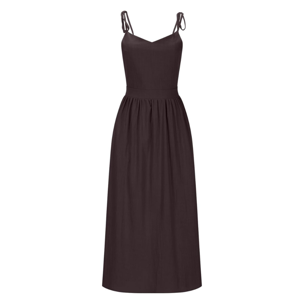 Alba | Abito Midi con Bustier Drappeggiato