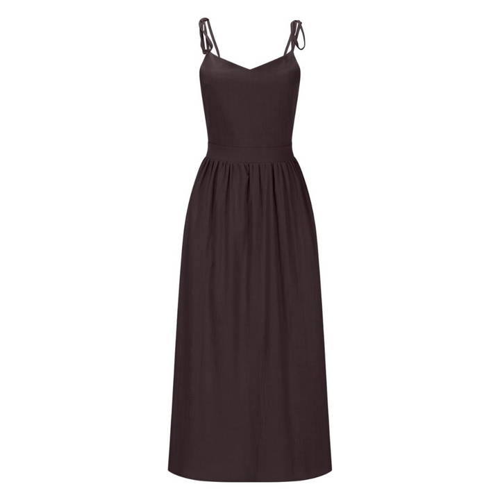 Alba | Abito Midi con Bustier Drappeggiato