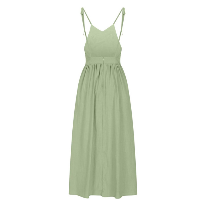 Alba | Abito Midi con Bustier Drappeggiato