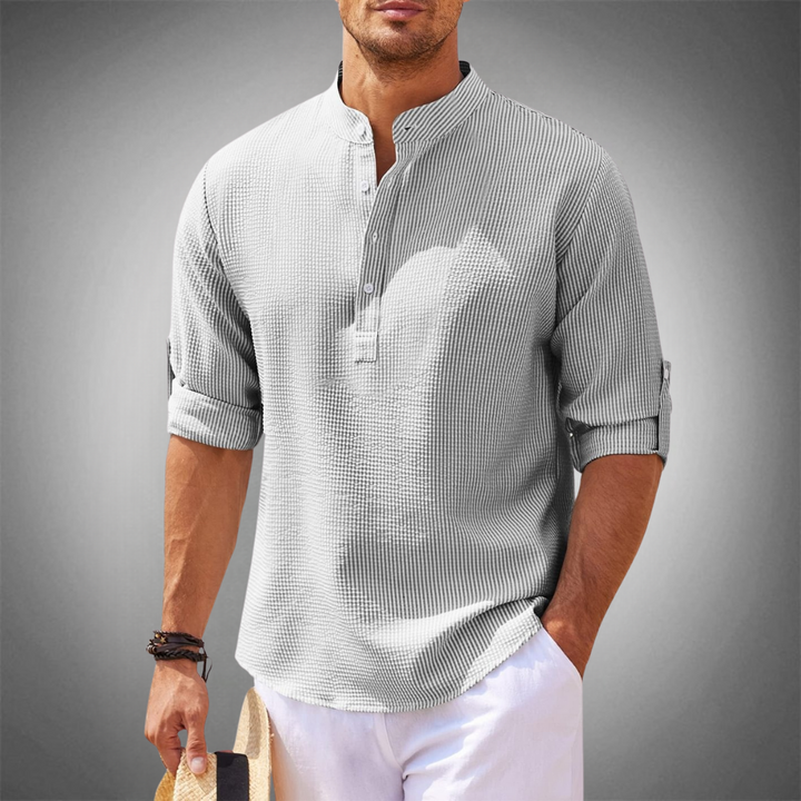 Leonardo | Camicia Henley Casual