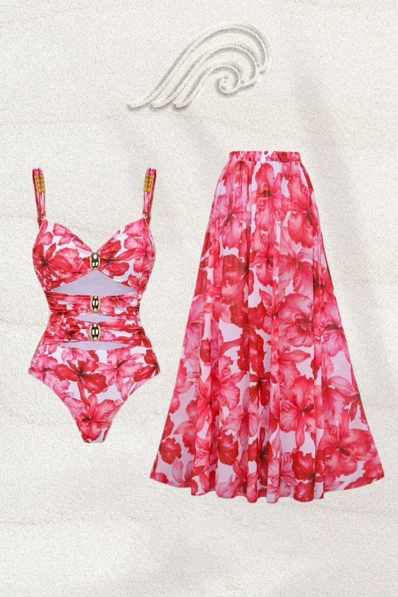 Lerici | Completo Mare con Dettagli Cut-Out